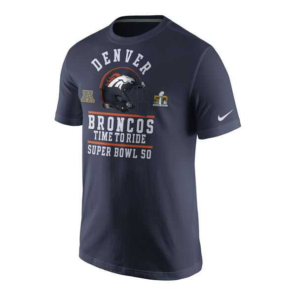 Denver Broncos Nike Super Bowl 50 Bound Local WEM T-Shirt - Navy Blue,We sell and wholesale Denver Broncos Nike Super Bowl 50 Bound Local WEM T-Shirt - Navy Blue on line form chian!